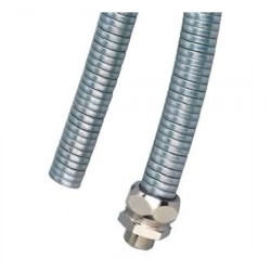 Металорукав з подвійним замком, d10 мм 667DM10