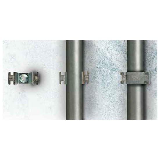 Тримач із кришкою швидкої фіксації, нержавіюча сталь Д.32мм 6044-XA32