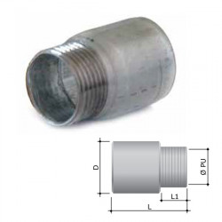 Муфта труба-коробка сталь, оцинкована IP53 д.16мм 6111-A416