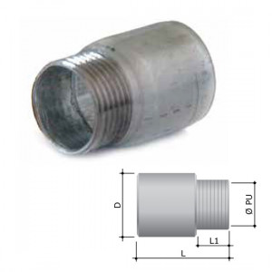 Муфта труба-коробка сталь, оцинкована IP53 д.20мм 6111-A420