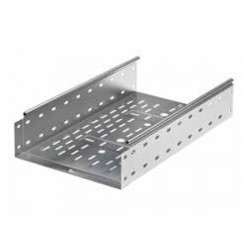Перфоровані лотки оцинкована сталь з висотою бічної стінки 80 мм