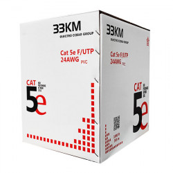Кабель мережевий 305м 5e F/UTP 4х2х24 AWG