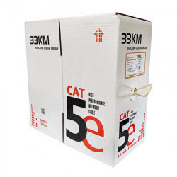 Кабель мережевий 305м 5e U/UTP LSZH 4х2х24 AWG