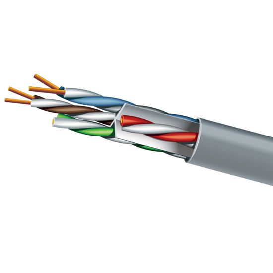 Кабель мережевий 305м 6 U/UTP LSZH  4х2х23 AWG