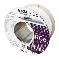 Телевізійний кабель 100м RG 6 Coaxial