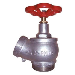 Кран пожежний кутовий Ду-50 (алюмінієвий)