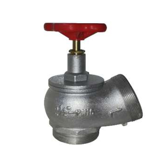 Кран пожежний кутовий (алюмінієвий) Ду-65